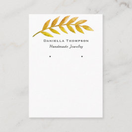 Herbstlaub Schmuckschmuck der Boutique Ohrring-Anz Visitenkarte