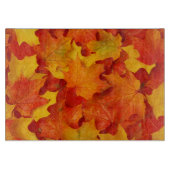Herbstlaub Schneidebrett (Vorderseite)