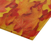 Herbstlaub Schneidebrett (Ecke)