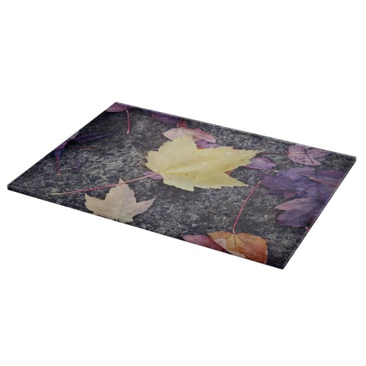 Herbstlaub Schneidebrett (Ecke)