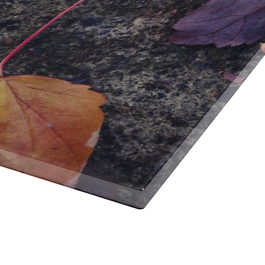 Herbstlaub Schneidebrett (Ecke)
