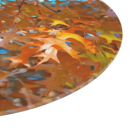 Herbstlaub Schneidebrett (Ecke)