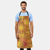 Herbstlaub Schon Schürze drucken (Getragen)