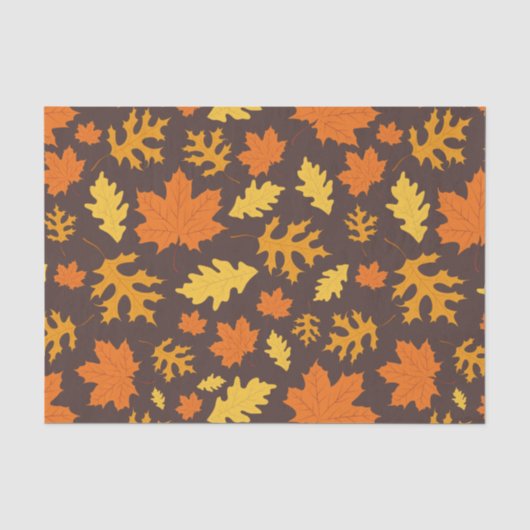Herbstlaub Seidenpapier (Vorderseite)