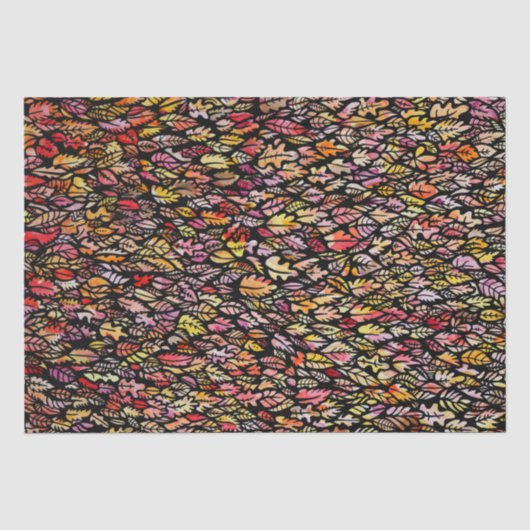 Herbstlaub Seidenpapier (Vorderseite)