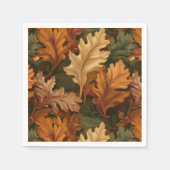 Herbstlaub Serviette (Vorderseite)