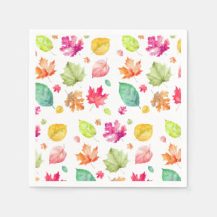 Herbstlaub Serviette