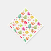 Herbstlaub Serviette (Ecke)