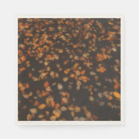 Herbstlaub serviette (Vorderseite)