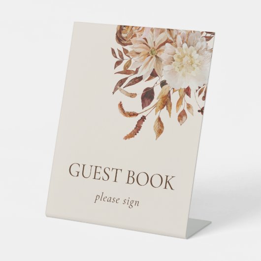 Herbstlaub Sockelschild (Vorderseite)