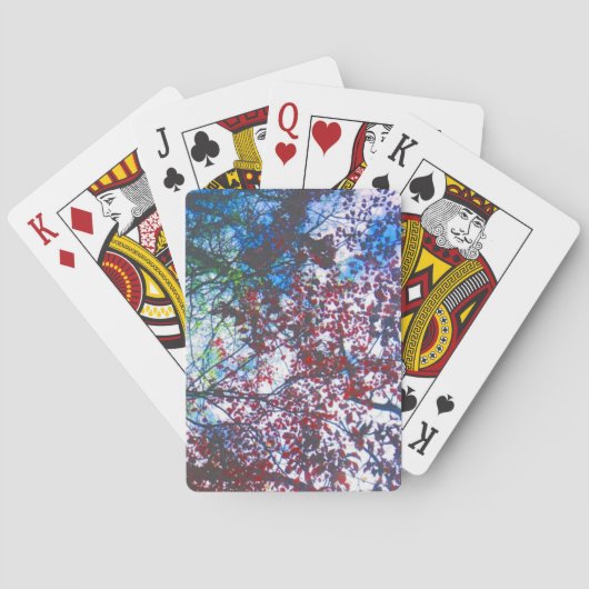 Herbstlaub Spielkarten (Rückseite)