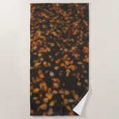 Herbstlaub strandtuch (Vorderseite)