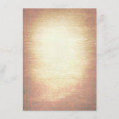 Herbstlaub String Lights Hochzeitsinformationen Begleitkarte (Rückseite)