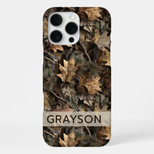 Herbstlaub-Tarnung Personalisiert iPhone 16 Pro Max Hülle