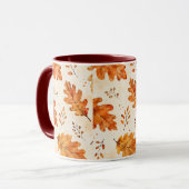 Herbstlaub-Tasse Tasse (Vorderseite Links)