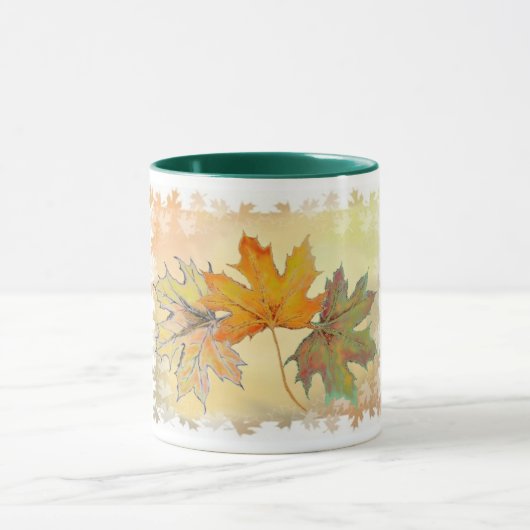 Herbstlaub-Tasse Tasse (Zentrum)