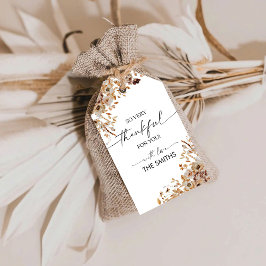 Herbstlaub Thanksgiving-Dinner-Geschenk-Anhänger Geschenkanhänger