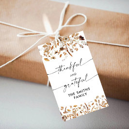 Herbstlaub Thanksgiving-Dinner-Geschenk-Anhänger Geschenkanhänger