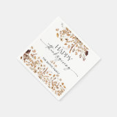 Herbstlaub Thanksgiving-Dinner-Papier-Serviette Serviette (Ecke)