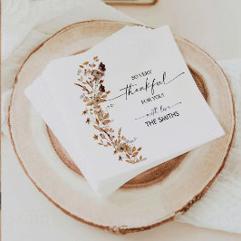 Herbstlaub Thanksgiving-Dinner-Papier-Serviette Serviette