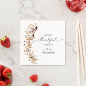 Herbstlaub Thanksgiving-Dinner-Papier-Serviette Serviette (Beispiel)