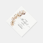 Herbstlaub Thanksgiving-Dinner-Papier-Serviette Serviette (Ecke)