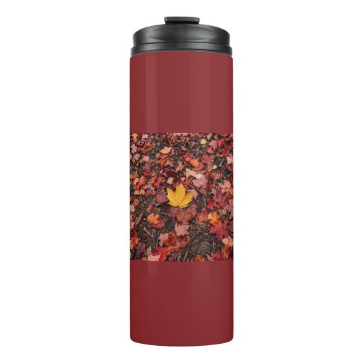 Herbstlaub thermosbecher (Vorderseite)