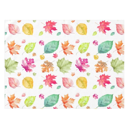 Herbstlaub Tischdecke (Vorderseite (Horizontal))