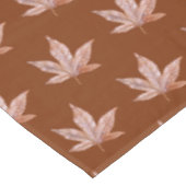 Herbstlaub-Tischdecke Tischdecke (Schrägansicht)