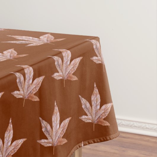 Herbstlaub-Tischdecke Tischdecke (Beispiel)