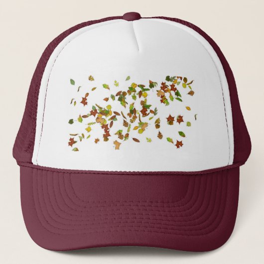 HERBSTLAUB TRUCKER HAT TRUCKERKAPPE (Vorderseite)