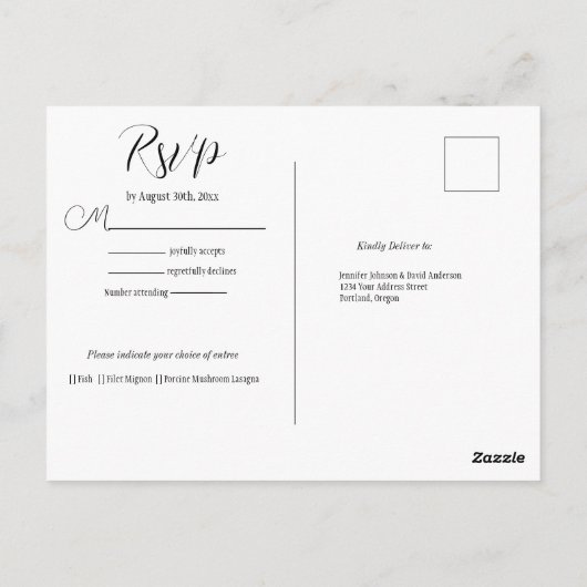 Herbstlaub UAWG Postkarte (Rückseite)