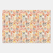 Herbstlaub und Bäume Wald Forst  Geschenkpapier Set (Vorderseite 2)