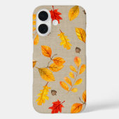 Herbstlaub und Eicheln Case-Mate iPhone Hülle (Rückseite)