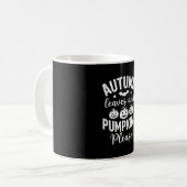 Herbstlaub und Kürbisse bitte_1 Kaffeetasse (Vorderseite Links)