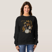 Herbstlaub und Pumpkin Sweatshirt (Vorne ganz)