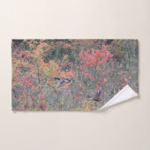 Herbstlaub-und Stockenten-Enten Badhandtuch Set (Handtuch)