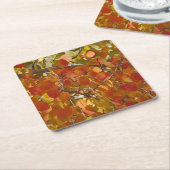 Herbstlaub-Untersetzer Rechteckiger Pappuntersetzer (angewinkelt)