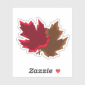 Herbstlaub Vektordesign Aufkleber (Blatt)