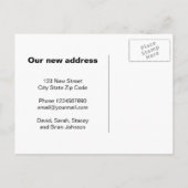 Herbstlaub verschieben Postkarten | Herbstszene (Rückseite)