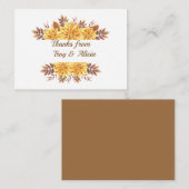 Herbstlaub Vielen Dank für Ihre Karte (Vorne/Hinten)