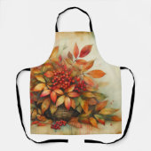 Herbstlaub Vintage Herbstfarben Schürze (Vorderseite)