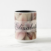Herbstlaub Vintage Herbstfarben Tasse (Zentrum)