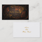 Herbstlaub Visitenkarte (Vorne/Hinten)