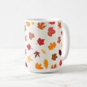 Herbstlaub von Autumn Vibes Kaffeetasse (VorderseiteRechts)