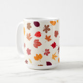 Herbstlaub von Autumn Vibes Kaffeetasse (Vorderseite Links)