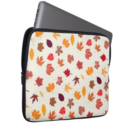 Herbstlaub von Autumn Vibes Laptopschutzhülle (Vorne Rechts)