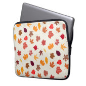 Herbstlaub von Autumn Vibes Laptopschutzhülle (Vorderseite Links)