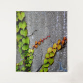 Herbstlaub Wandteppich (Vorderseite)