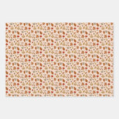 Herbstlaub Warm Hintergrund Geschenkpapier Set (Vorderseite 2)